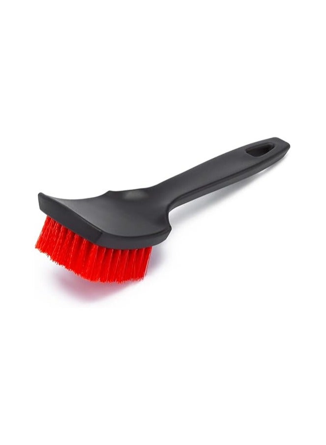 فرشة تنظيف فرش السيارة والمقاعد – أسود × أحمر لتنظيف عميق بدون تلف - Image 1